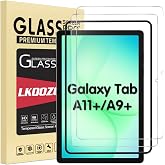 LKOOZO Screen Protector for Samsung Galaxy Tab A11+ / A9+ 11 Inches | Vetro Temperato Tempered Glass with Easy Installation F
