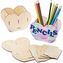 Baker Ross Liebe-Herz-Pilze Bastelset – 8er Pack Für Kinder Zum Valentinstag, Mix & Match Dekoration