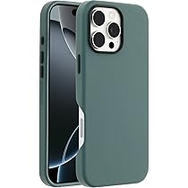 OtterBox Symmetry Series Cactus Leather MagSafe Custodia per iPhone 15 Pro, custodia protettiva sottile antiurto, a prova di caduta, testata 3x norme MIL-STD 810G, Verde