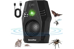 OUTSWEAT Ultrason Souris et Rats, Repulsif Souris Anti Moustique Ultrason Repulsif Ultrason Appareil Ultrason Souris Anti Nuisible Rongeurs Plug in Répulsif Intérieur Dispositif Anti Araignée
