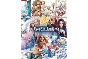Frost & Embers Winter cut and collage - Cozy Ephemera Book for Seasonal junk journaling