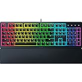 Razer Ornata V3 - لوحة مفاتيح ألعاب منخفضة المستوى (مفتاح غشاء ميكا هجين، لوحات مفاتيح مطلية بالأشعة فوق البنفسجية، مغناطيسية ناعمة