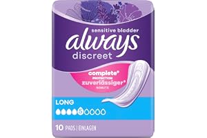 Always Discreet 8001841104263 Sanitetsbindor, Vit, 40 stycken