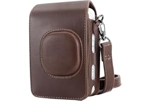 Phetium Custodia Protettiva Compatibile con Instax Mini LiPlay Fotocamera Ibrida Istantanea e Digitale, in Pelle Soft PU con cinturino a spalla