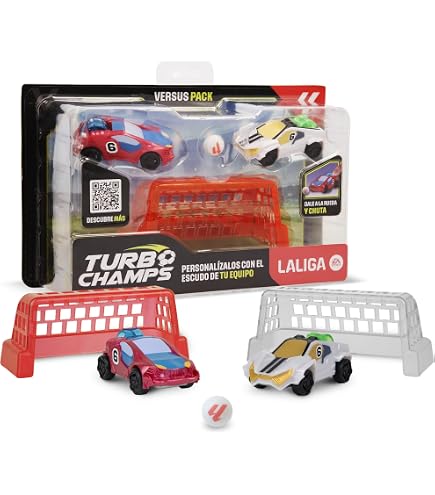 Stade Turbo Champs LaLiga Avec 2 Voitures – Jouet Football Et Voitures Pour Enfants 6 Ans Et Plus