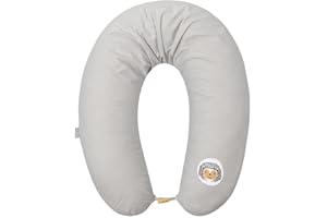 sei Design Stillkissen 170x30 cm | Füllung EPS Mikroperlen | Bezug 100% Baumwolle | Igel