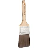 Amazon Basics - Pennello da pittura a testa piatta Master Pro da 6.35 cm, Legno, Marrone