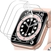JETech TPU Screen Protector for Apple Watch SE 3/2/1, Series 6/5/4 44 mm | Self-Healing TPU Film HD Transparent Anti-Scratch