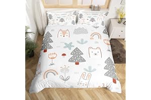 Homemissing Set di biancheria da letto per bambini e ragazzi, con 1 federa per cuscino singolo