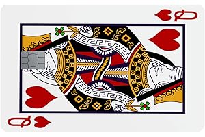 WORKIRAN Cup Playing Card Sticker | Sticker for Transportation, Key Card, Debit Card, Credit Card | Covering & Personalizing Bank Card | No Bubble, Slim, Waterproof Card Cover
