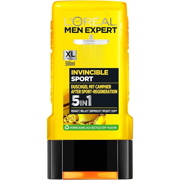 L'Oréal Men Expert Cool Power Duschgel – Extreme Frische Mit Kryo-Caps, 300 Ml – Für Körper, Gesicht & Haare