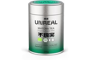 ‎KURO MATCHA UNREAL® 100g Ceremonial Bio Matcha – 100% Japanischer Zeremonieller Grüntee – Premium Qualität aus Shizuoka – Für Tee, Latte & Smoothies – Besonders fein vermahlen