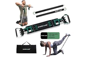 Gymproluxe Original Portable Gym - Resistance Exercise Band Set for Home Gym - 90KG Resistance Band Set for Men and Women - Multi Gym Fitness Equipment for Home Workout…
