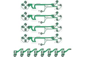 SG Store 4Pcs V2 Conductive Film Membrane Replacement Compatible with PS5 FPC Flexible Ribbon Cable Electronic Accessories Green