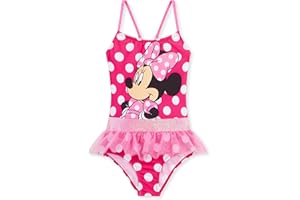 Disney Costume da Bagno Costume Piscina Bambina Stitch Elsa Frozen Minnie Mouse Costume Intero 2-14 Anni Costume Mare Bambina Stitch Gadget Ufficiale