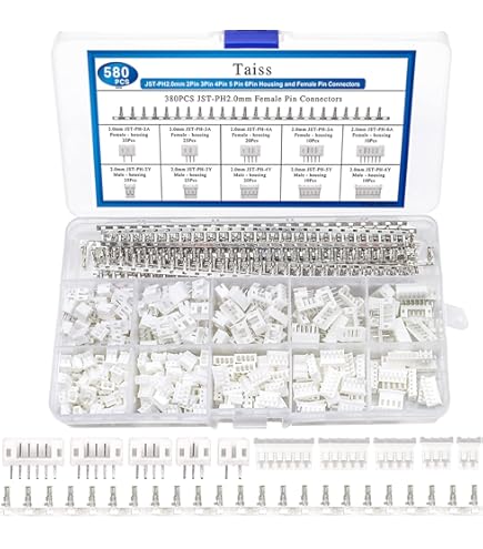 10 Pz 5S 6 Pin XH 2.54mm K Connettore Compreso Verticale Maschio Pin Header Femmina Presa Terminale A Crimpare Per Circuo Cavo JST