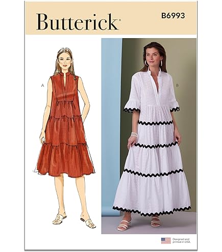 Patron Couture Simplicity 2917 - Robes Femme Et Grande Taille Avec Tunique Jupe Et Ceinture