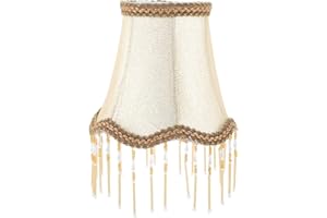 jojofuny Paralume Vintage Paralume In Stile Vittoriano Frange Per Lampada Lampada a Da Tavolo a Da Retro In Tessuto