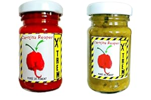 X'TREM 2 x 60ml CAROLINA REAPER ROUGE + 60ml CAROLINA REAPER VERT - épices