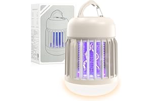 YEERAIN Insektenvernichter Elektrisch mit LED-Licht, 14.8W UV Mückenlampe USB, IPX4 wasserdichter Insektenfliegenkiller Mückenfalle für drinnen und draußen, insektenlampe Elektrische Fliegenfalle