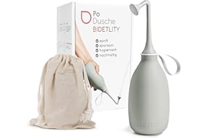 Bidetlity Is Your Portable Bidet I Elegant Portable Shower for Buttocks and Bottom, on Your Toilet and When Travelling I The Sustainable and Aesthetic Intimate Shower and Butt Shower