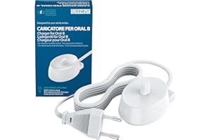 SERININA Caricatore per Oral-B Spazzolino Elettrico, Base Ricarica modello 3757, Carica Spazzolino Elettrico compatibile con Oral B