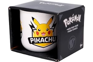 STOR Taza desayuno de cerámica de 400 ml de Pokemon - Pikachu