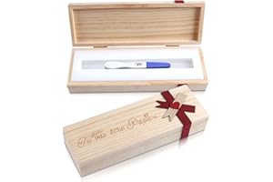 CUIDONGSHENG Caja sorpresa para el embarazo, caja sorpresa para papá, caja de madera sorpresa, anuncio de embarazo, caja sorpresa para bebé, regalo para familia (Tu vas etre papa)