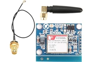 Kadimendium SIM800L Module GSM GPRS SMS 5V Module Wireless Extension Module with Antenna Replacement for SIM900A (blue1)