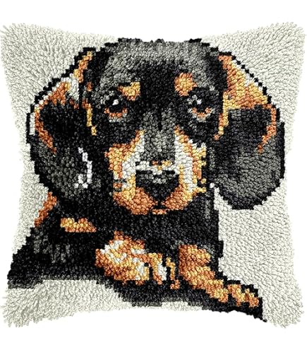 YOOTOM Kit De Housse De Coussin Noël Crochet à Loquet 43x43cm - Broderie DIY Festive