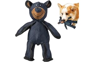 YGYZKJSD Indestructible Bear Dog Toys, Unbreaka Bear 2.0 For Aggressive Chewers, Mighty Plush Bear Dog Toys, Unbreakable Squeaky Dog Toys, Durable Heavy-Duty Pet Toy, Stuffed Plush Chew Toy