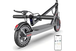 Riceel Monopattino Elettrico Adulto con Freccia Direzionale, Velocità Massima 25 km/h, Autonomia Massima 25/30km, 8.5" Pneumatici Solidi, Carico massimo 120 kg, Doppia frenata