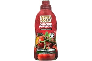 NutriGold® fertilizante Tomates | Abono para Todas las Variedades de Tomate - Rico en NPK 100% Natural - Nutrientes de 1ª Calidad Km 0 - Formato Líquido 700g + 50g Gratis
