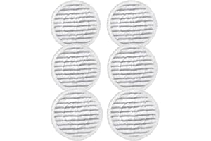 Sgizoku 6 Pack S6002UK Steam Mop Pads Compatible with Shark S6002uk S7201UK Steam Mop Cover Replacement,Reusable Steam & Scrub Cleaning Pads, Reusable Steam & Scrub All-in-One Cleaning Pads