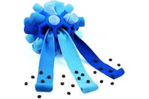 Yikko Jouet Chien Balle à Renifler, Tapis à renifler Jouet interactif pour Chien Jouet pour s'entraîner et soulager l'ennui, Portable pour Petit Chien de Taille Moyenne (Bleu Ciel)