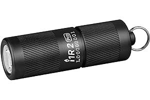 OLIGHT i1R2 Pro EOS Mini Torcia 180 Lumen Portachiavi Luce USB Ricaricabile Luminosa, IPX8 Impermeabile 2M Protezione Anticaduta Piccola Flashlight per Campeggio All'aperto e Riparazioni