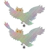 Novelfun Bird Scare Repellent Device - Reflective Hanging Owl - Pest Repellent Control Woodpecker Deterrent - Scare and Frigh