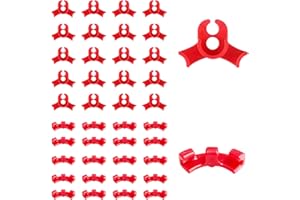 QZKJQDD 40 sztuk klipsów do roślin, giętarka do roślin, do treningu roślin, 90 stopni, do zginania pni roślin i zmiany kierunku wzrostu