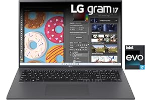 LG Gram 17Z90R, Display Anti-Glare IPS 17" QHD 16:10, 2560x1600, Intel EVO i7-1360P, RAM 16GB DDR5, SSD 1TB, Intel Iris Xe, Batteria 80Wh, Thunderbolt4, Win11 Home, Tastiera Italiana, 1350g, Grigio