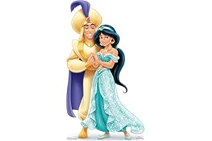 STAR CUTOUTS SC1356 Princess Mini Recortes de cartón de 89 cm de Altura, mesas de Boda, Fiestas y Eventos, jazmín de Aladdin, sólido, Color Jasmine, normal