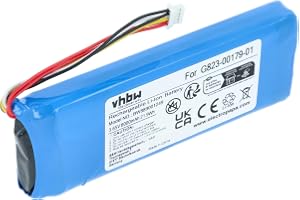 vhbw Batteri kompatibelt med Google Nest Doorbell, GQ Style AC dörrintercom, dörrklockakamera (6 000 mAh, 3,65V, Li-polymer)
