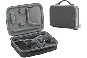 LINGHUANG for DJI OSMO Action 5 Pro 4 3 Case, Storage Bag Carrying Case for DJI OSMO Action 3,4,5 Pro Adventure Combo
