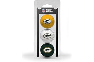 Team Golf NFL Regulation Size Golf Balls, 3 Pack, Full Color Durable Team Imprint