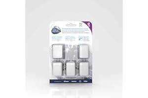 CARE + PROTECT Tabletas de Limpieza para Lavadora, Filtros y Cesta, Elimina la Suciedad y los Olores, 5 Tabletas, Aroma a Lavanda