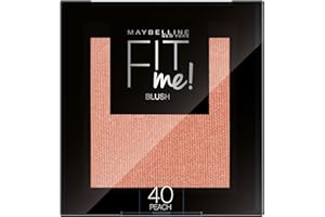 Maybelline New York Fit Me Blush in Polvere Pigmentato, Facile da Sfumare, per un Look Naturale, 40 Peach