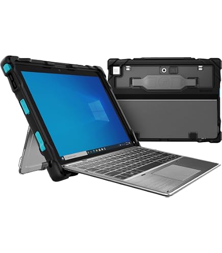 Schutzhülle Für HP Envy X360 14-esXXXX / Dell Latitude 5440 14 Zoll Laptop – PU Leder Case Mit Gummibändern, Kühlungsdesign