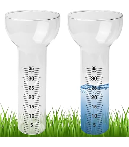 ARTECSIS Verre De Remplacement Pluviomètre - Gradué Jusqu'à 35 Mm/m² Pour Grenouille, Souris, Etc.