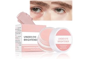 FRESFRESI Full Coverage Under Eye Brightener and Concealer - Long Lasting, Correcting Pink Cream for Dark Circles and Spots - Highlighter and Foundation in One
