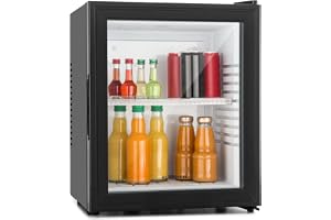 Klarstein MKS-12 mini bar kylskåp - kylare, 24 liters kyl, 1 hyllställ, vändbar dörr, låg ljudnivå, tyst drift, lätt att reng