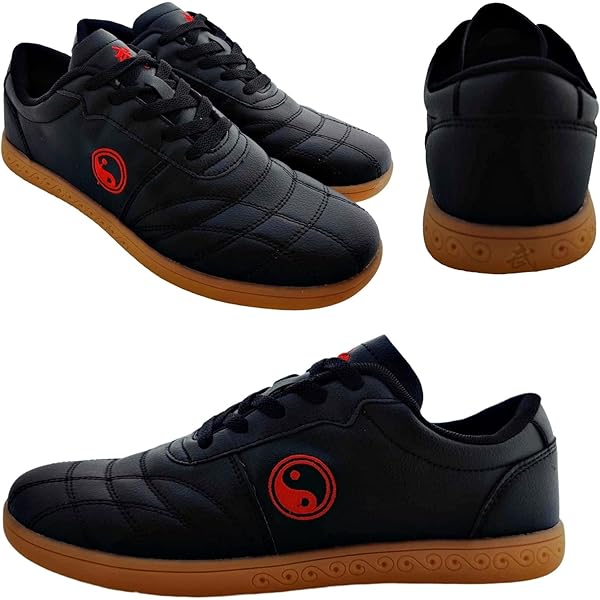Scarpe Tai Chi Unisex In Seta - Scarpe Arti Marziali Con Suola In Gomma